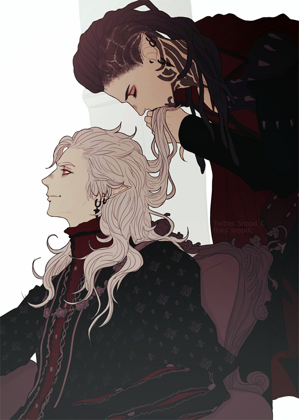 Snppd_C's tweet photo. 🖤🩸 Lord Astarion and Durge https://t.co/OUohFrswn0