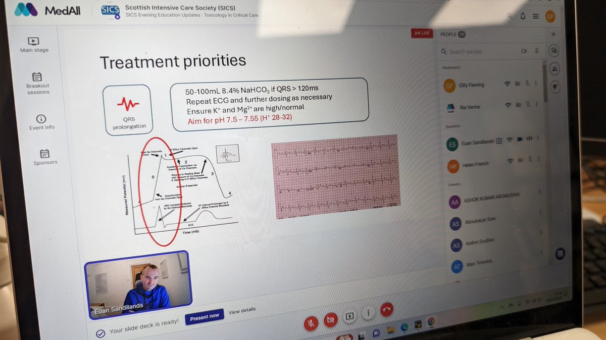 Tonight, @EuanSandilands leads a brilliant @SICSmembers evening update on all things toxicology presenting to critical care. You can catch up for free and still claim your CPD hours on the link below ⬇️