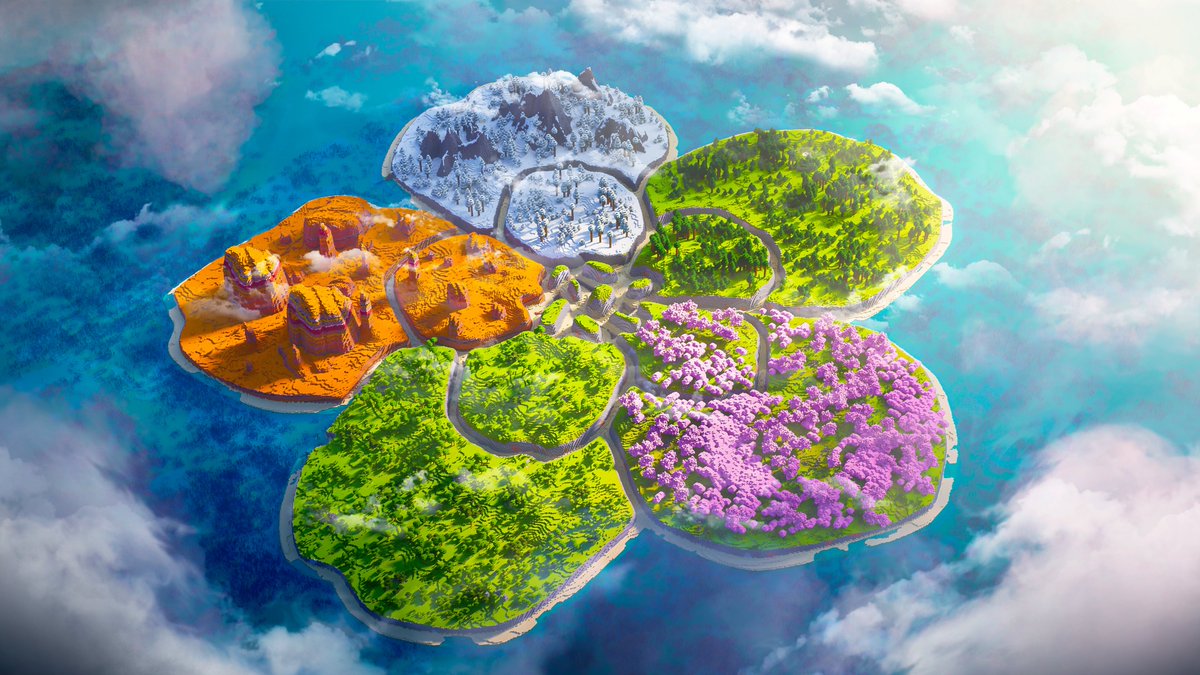 Sneak peek of a HUGE new project I'm working on! 🌸 #Minecraft