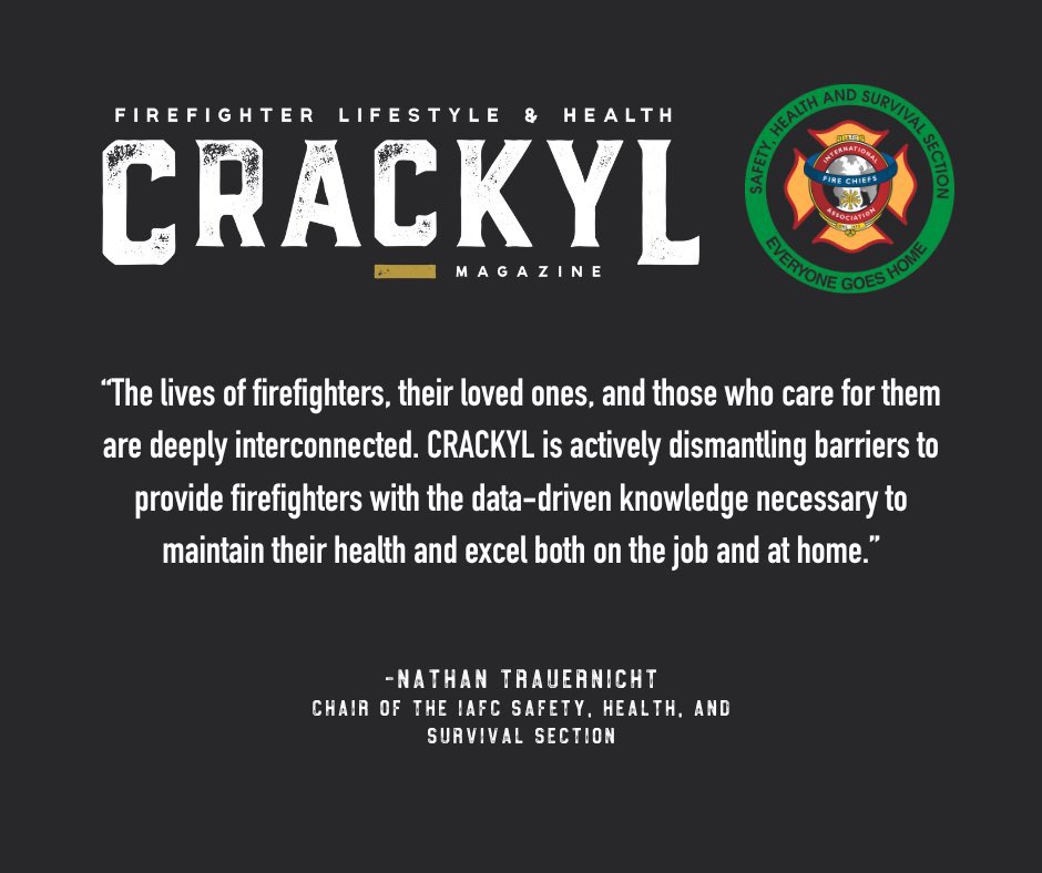 CRACKYL Media and the IAFC-SHS section have partnered to collaborate on efforts to support and provide leadership for the advancement of occupational safety and health within the fire service and in the greater emergency response community. crackyl.com/press/