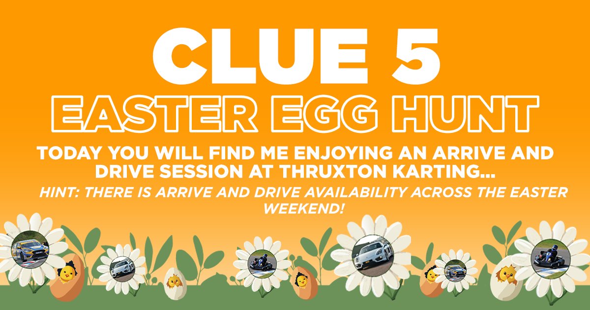 THRUXTON EASTER EGG HUNT - DAY 5🔍 You still have a chance to win one of three egg-cellent prizes this Easter! Check out today's clue, find the egg on our website and enter the competition... Happy hunting🐣 thruxtonracing.co.uk