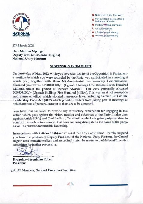 Hon. Ssemujju Nganda ᴾᵃʳᵒᵈʸ tweet media