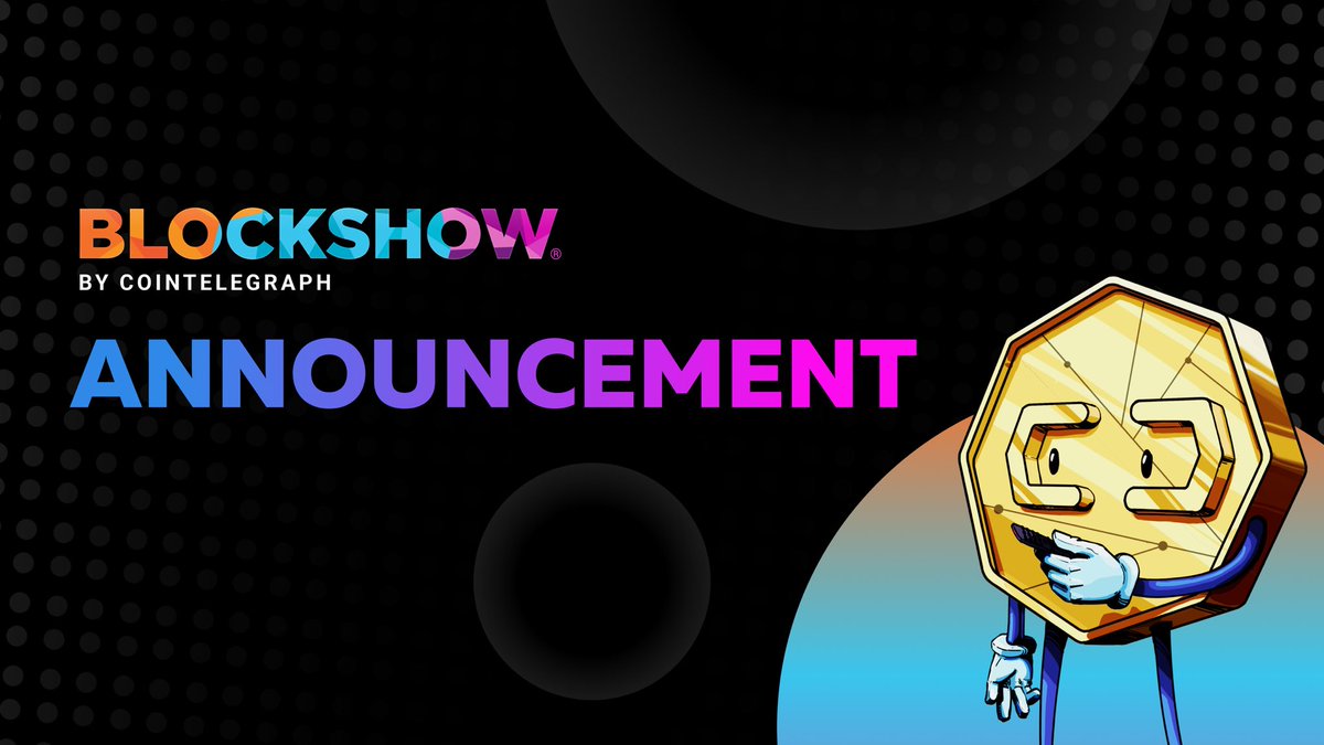 📢The BlockShow event in Hong Kong on May 8-9 is being postponed.

Since 2016, our goal has been to create the premier community-oriented Web3 event. As we navigate logistical and regulatory factors, we made a decision to postpone. Thank you for support,  stay tuned for updates❤️