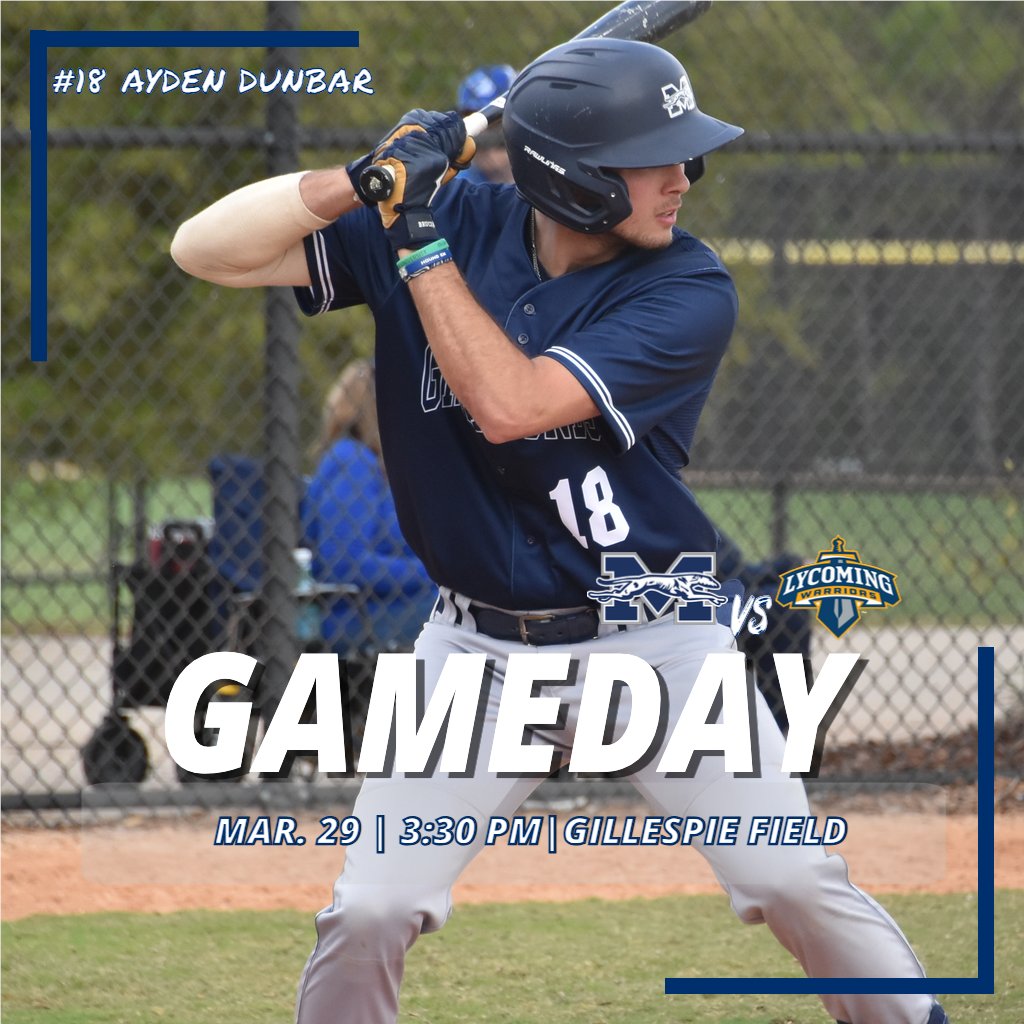 GAME DAY!!! @baseballhounds hosts Lycoming College for their first game of the Landmark Conference series here on Gillespie Field. First pitch is scheduled for 3:30 p.m. #HoundEm