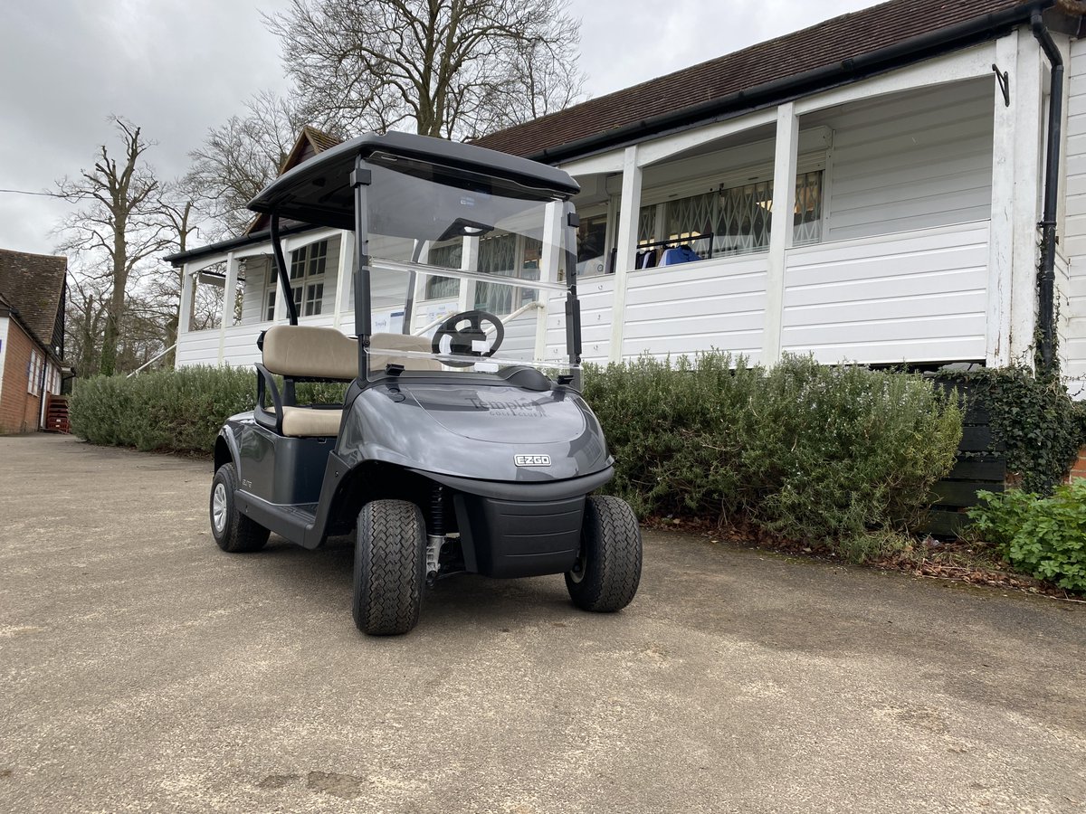 Welcome to Salisbury and South Wilts and Temple Golf Club into the PACE GPS users community!
Both clubs opted for the charcoal paint finish on their new fleets of E-Z-GO RXV Elite buggies and both clubs have enhanced their golfer experience with the awesome PACE GPS system.