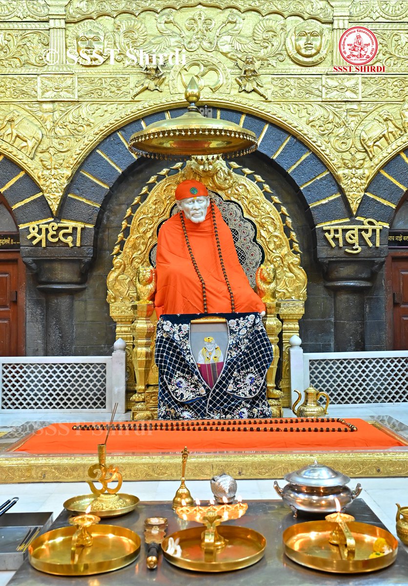 SSSTShirdi's tweet photo. *!! ॐ साई राम !!*
*श्री साईबाबा संस्थान विश्वस्त व्यवस्था,शिर्डी*
*!! ॐ Sai Ram !!*
*Shri Saibaba Sansthan Trust, Shirdi*
≈≈≈≈≈≈≈≈≈≈≈≈≈≈≈≈≈
 *आरती :- शेजारती* 
*गुरुवार २८ मार्च २०२४*    
*Aarti :-Shejarti*
*Thursday 28 March  2024* https://t.co/vLFHsm4Et5