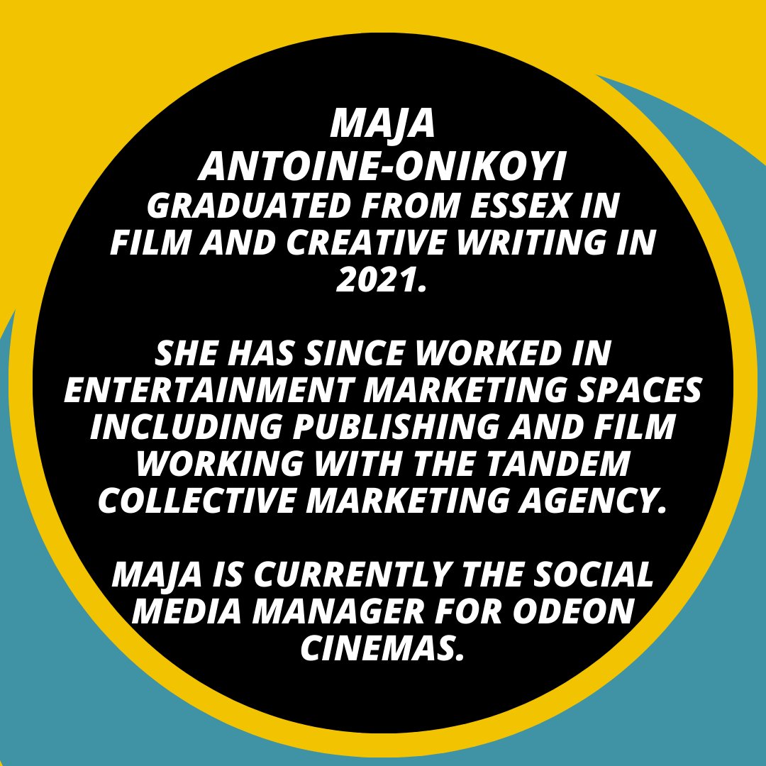 Our final guest for Creative Industries Day 2024 is Maja Antoine-Onikoyi. Maja completes a panel of four creative professionals, who will be sharing their insights with students considering a creative career on 13th May. Register for free tickets here eventbrite.co.uk/e/creative-ind…