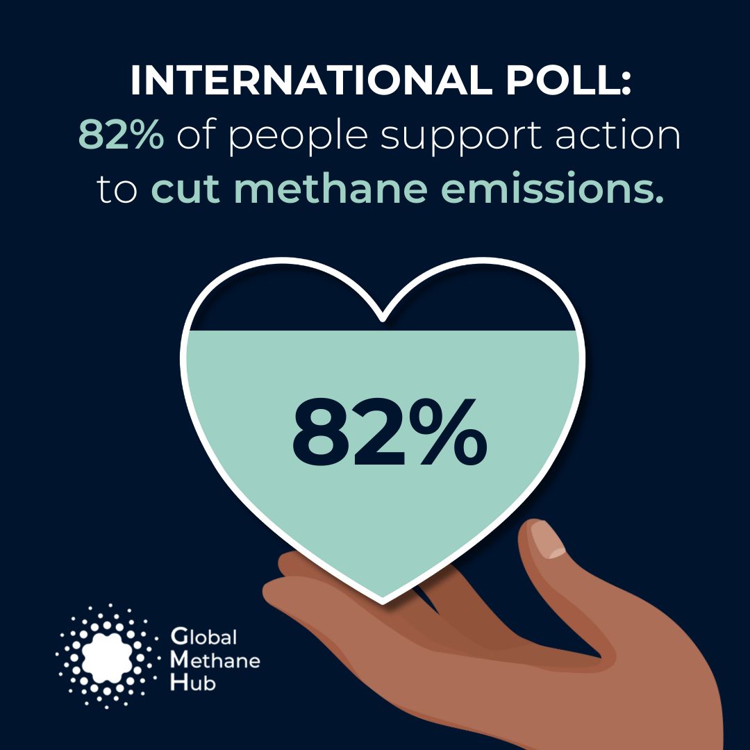 🌍 New @Gmethanehub poll highlights public support for solutions to #CutMethane across 17 countries worldwide. 🛰️ As momentum for solutions grows, UNEP’s IMEO provides the data needed to unlock progress. Read more 🔗globalmethanehub.org/wp-content/upl…
