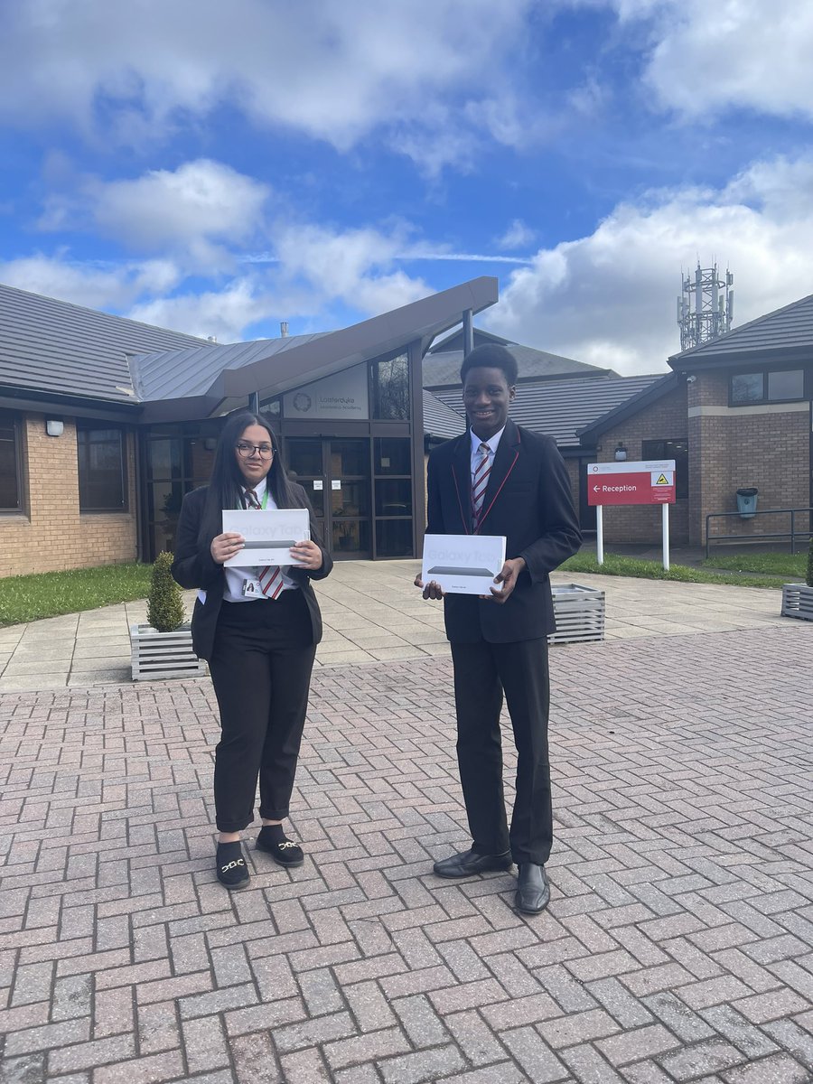 A huge well done to Hania Y8, Shawn-Peniel Y9 and Aqsa Y10 for winning the ‘100% attendance’ prize raffle. We are so proud of them and their dedication to @LaisterdykeLA 🤩🥳 #WeAreStar #WeAreLaisterdyke