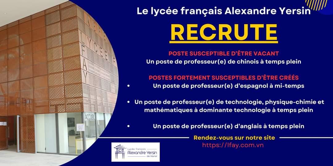 Lycee Français Alexandre Yersin HANOI (@LyceeFrAYersin) on Twitter photo 2024-03-28 16:56:19