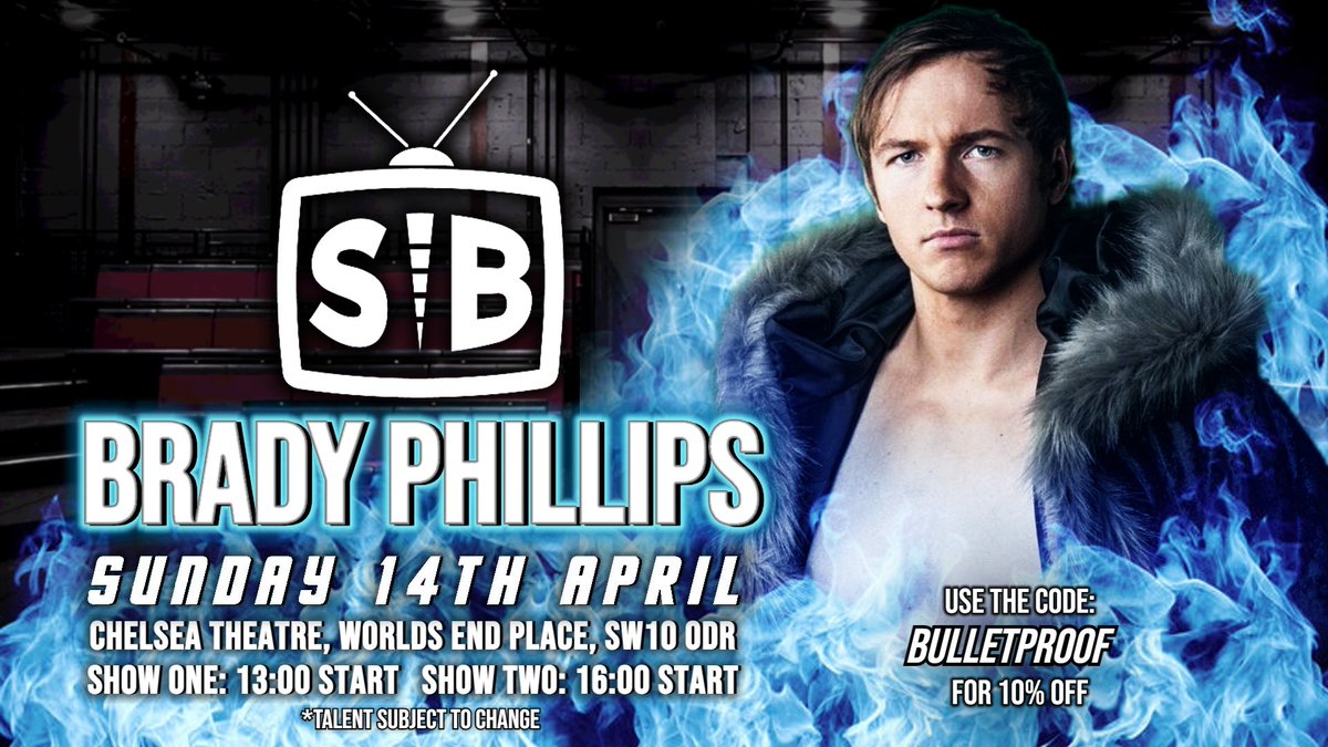 BRADY PHILLIPS IS SET TO APPEAR! Come and see SpinebusterTV live as we open the doors for the first time! Use code 'BULLETPROOF' to get 10% off tickets! 🗓Sunday 14th April (1pm & 4pm) 📍 Chelsea Theatre, London 🎟 linktr.ee/spinebustertv