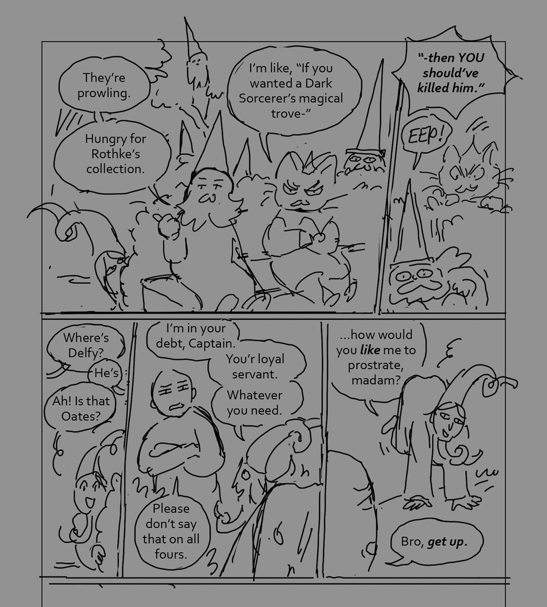 A very stupid wizard comic in the works for TCAF...praying I can finish it in time...!!!