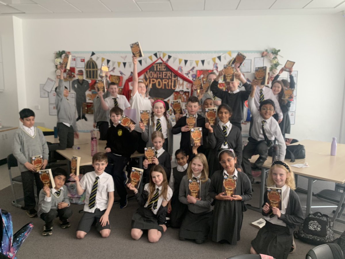 On the last day of term we read the final chapters of our novel study… The Nowhere Emporium. Ross McKenzie, we thank you for an amazing journey full of drama and plot twists. We absolutely loved it! “Everyone pays a price… Bring your imagination.” #TheNowhereEmporium