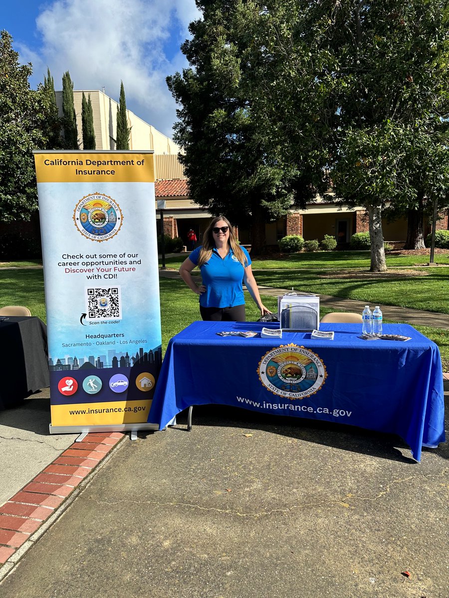 CDInews's tweet photo. Come check out the CA Department of Insurance (CDI) today at the Public Safety Career Fair from 10am to 2pm and learn about the various opportunities available to you! #DiscoverYourFuture #InsureCA

Location: Sacramento City College - 3835 Freeport Blvd. Sacramento, CA 95822 https://t.co/sies2osrXy