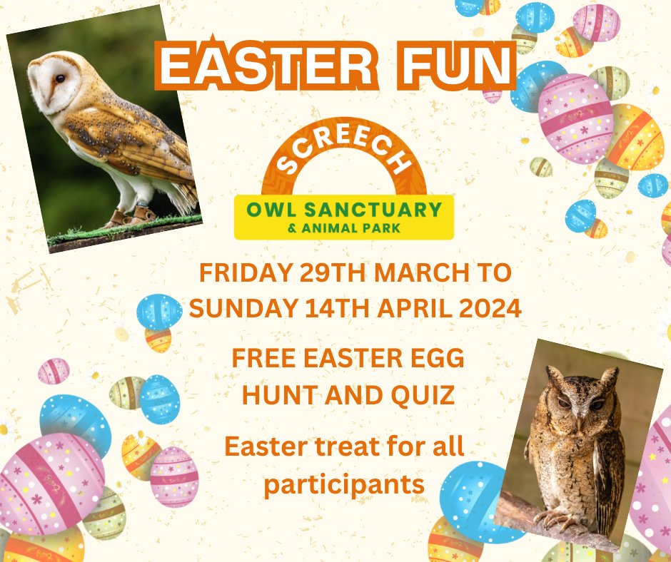 We are excited to be opening up for our full season tomorrow 29th March 2024.😀 Open daily from 10am to 4pm with a full program of activities, additionally for the Easter Holidays try your hand at our Easter Egg Hunt 🐣 We look forward to welcoming you all to the Sanctuary.
