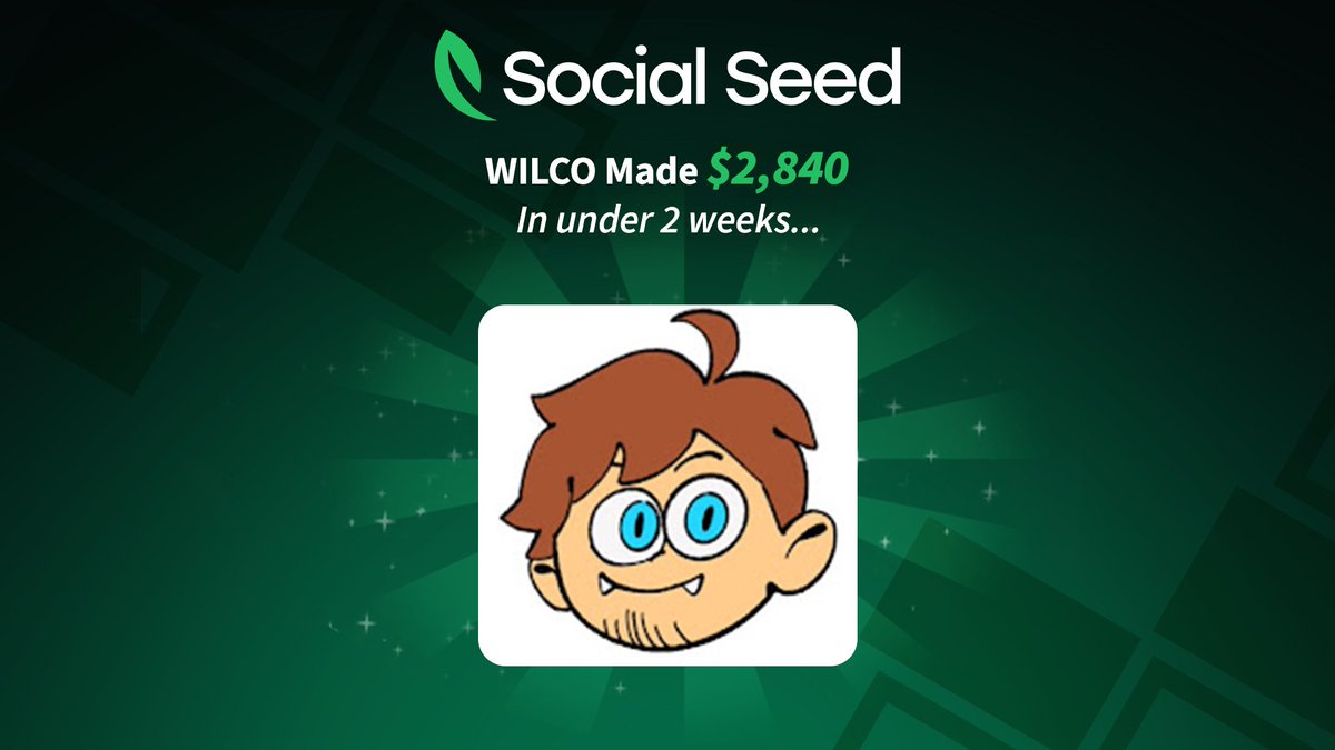 Two weeks after signing up to Social Seed, Roblox creator, WILCO made $2,840 USD!

You're missing out on thousands if you are a big Roblox content creator and not yet on Social Seed!

👉 socialseed.com/signup