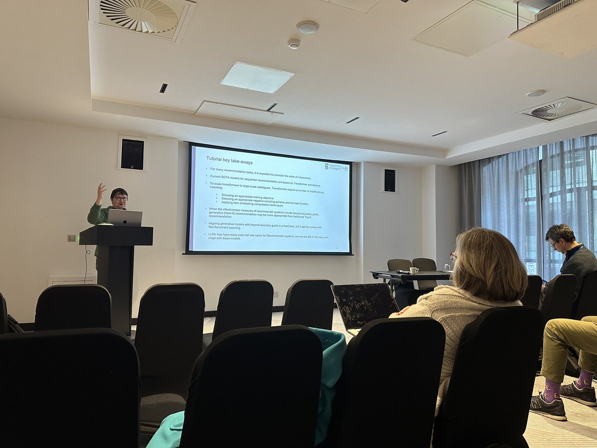 David Vos (@dja_vos) on Twitter photo Excellent closing of <a href="/ecir2024/">ECIR2024</a>. Great tutorial on Transformers for RecSys by <a href="/craig_macdonald/">Craig Macdonald</a> and <a href="/asash/">Aleksandr V. Petrov</a>. Thank you guys! Excellent closing of <a href="/ecir2024/">ECIR2024</a>. Great tutorial on Transformers for RecSys by <a href="/craig_macdonald/">Craig Macdonald</a> and <a href="/asash/">Aleksandr V. Petrov</a>. Thank you guys!