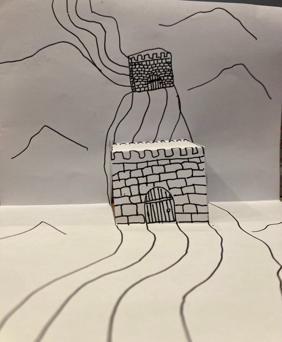 History Club have been discovering the myths and the history of the Great Wall of China. They made these awesome 3D pictures of the wall snaking across China.