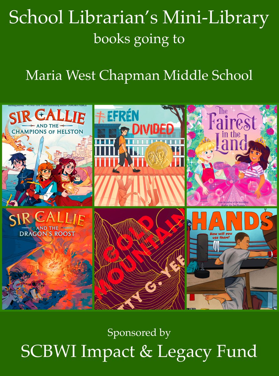 Even more fantastic books from the SCHOOL LIBRARIAN'S MINI LIBRARY GRANT awarded by the SCBWI Impact & Legacy Fund #BIPOC #Latinx #Native #Indigenous #LGBTQIA #TeacherTwitter #LibrarianTwitter #BookTwitter @MccueDay @TorreyMaldonado @EsmeSymesSmith @B_Yee09 🧵 5/6