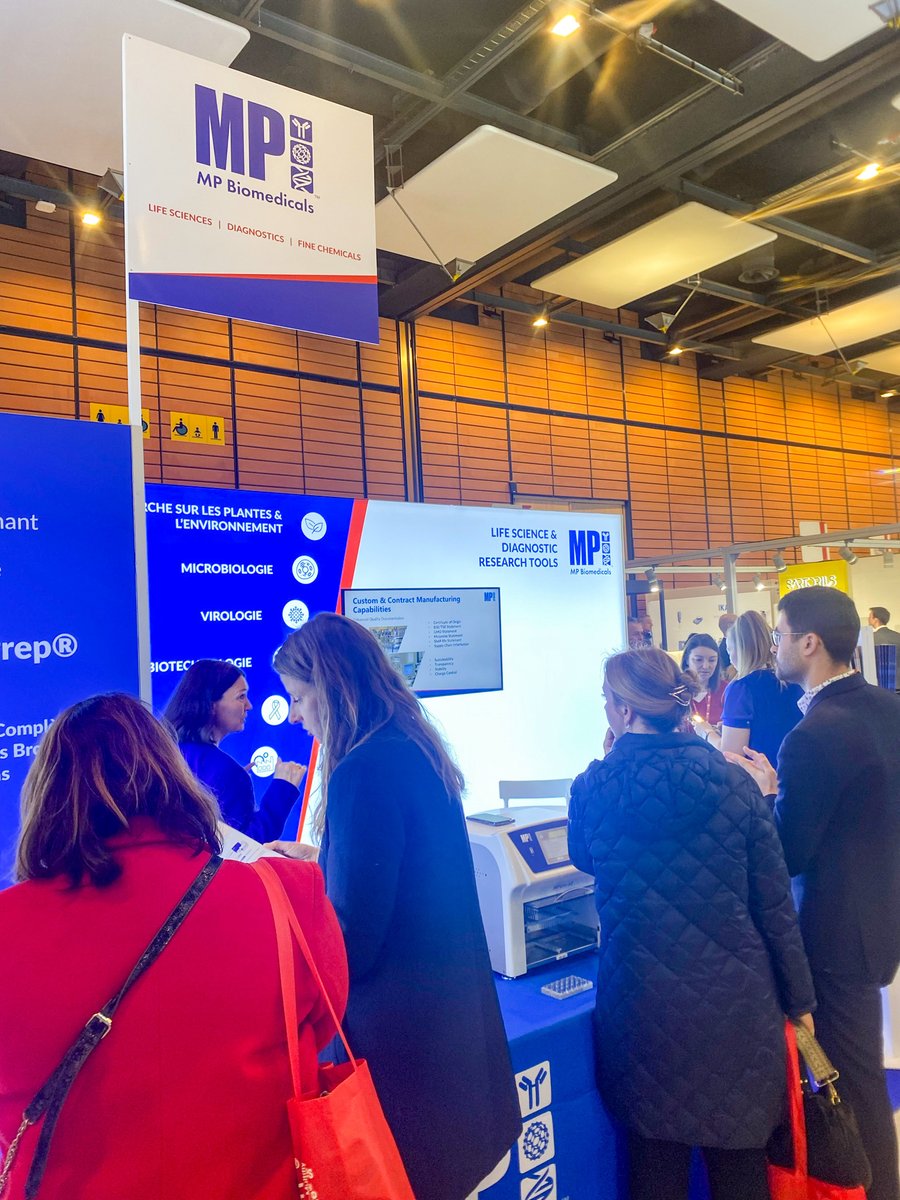 mpbiomedicals's tweet image. A round of applause to everyone who made #ForumLabo unforgettable! 🌐 Thank you for visiting stand C18 and exploring the world of cutting-edge solutions with us. Safe travels and keep pushing the boundaries of science! 👏🔬 @ForumLabo