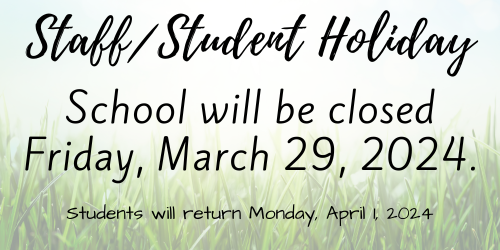 KennedyCougs's tweet photo. 📢Attention all staff and students!📢 School is out Friday, March 29th! Remember to stay safe and enjoy your time off. See you bright and early Monday morning, ready to conquer the week ahead! #TrainExecuteWin #TeamExcellence #WeAreAlief https://t.co/jhcOjFANPg