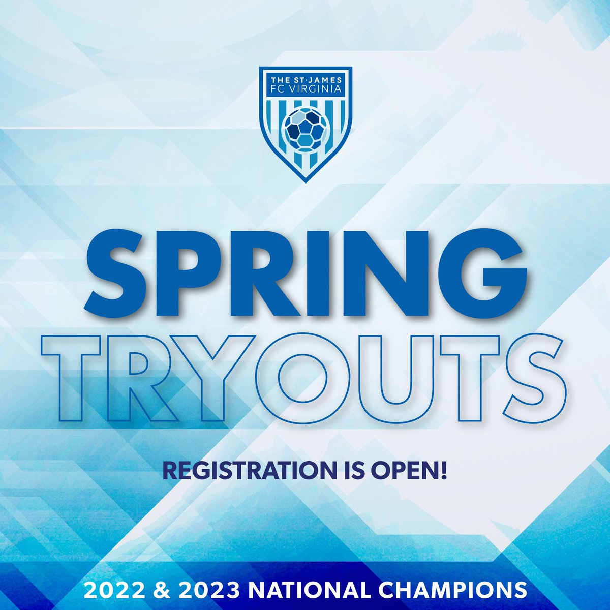 📣 Spring Tryouts 📣 FCV is excited to announce that spring tryout registration is now open! Opportunities for all ages and levels. 🤩🔗Click the link to secure your spot! tsjfcvunited.leagueapps.com/clubteams/4188…