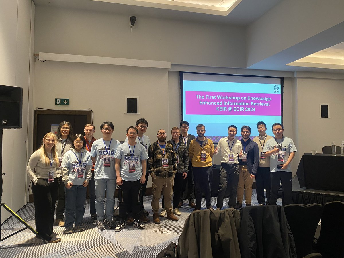 That's the closing of <a href="/keirworkshop/">KEIR</a> and <a href="/ecir2024/">ECIR2024</a> …… Really appreciate all the invited keynotes, speakers and paper contributers! We have many successors now, and I am looking forward to the next KEIR workshop!