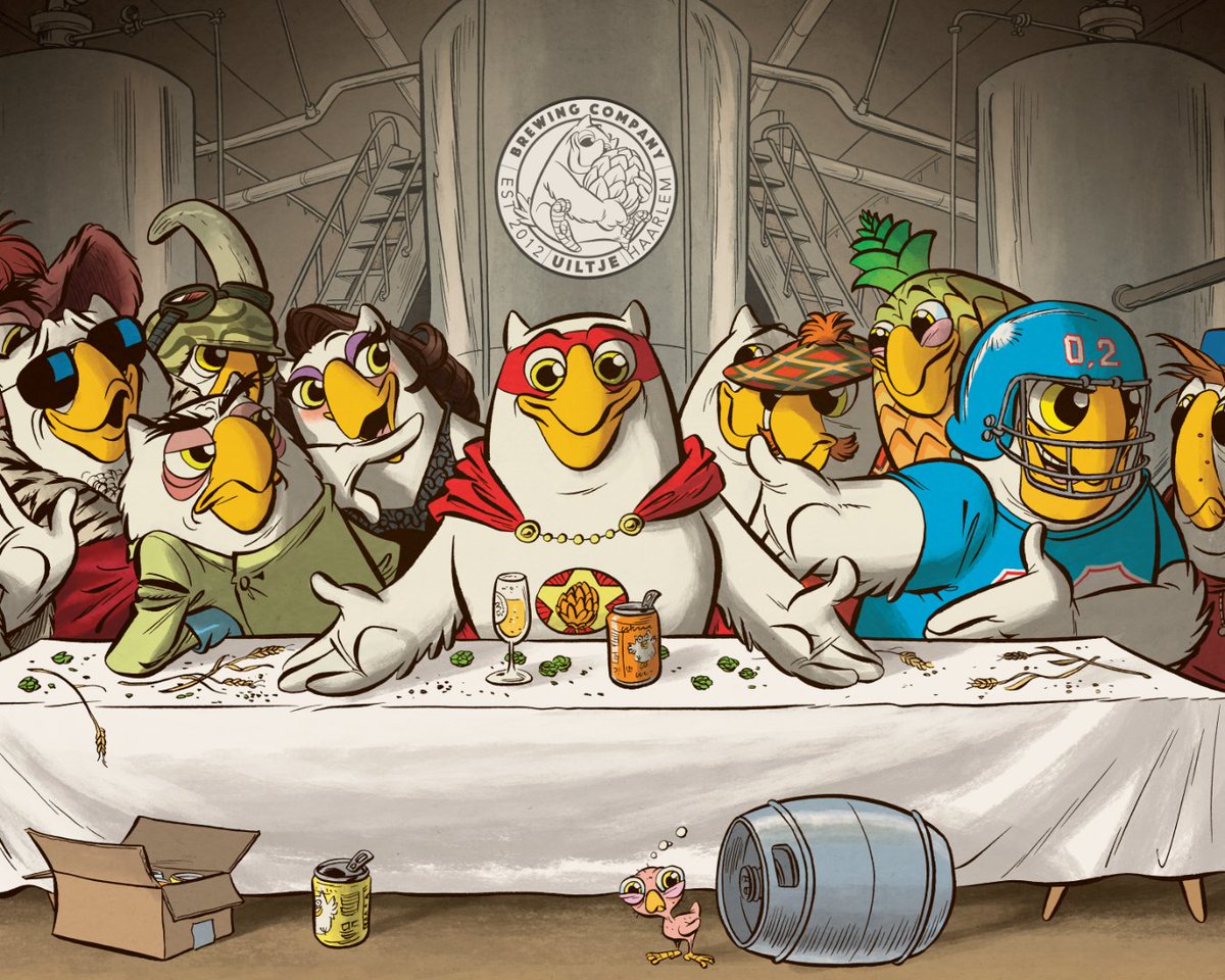 Gather 'round for a feast of wisdom and hops, as our wise owls recreate the iconic Last Supper. Join us at the table for a divine celebration of craft and camaraderie.
