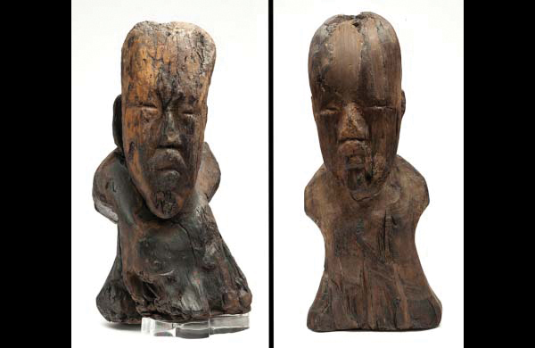 panda_profesor's tweet image. El arte #olmeca es uno de los más distintivos de #Mesoamerica. 
En piedra verde o madera, los humanos son representados con las cabezas ovaladas y alargadas, señal de deformación craneal. 
Aquí te muesto la Ofrenda 4 de La Venta, el sr de Las Limas y las cabezas de El Manatí.