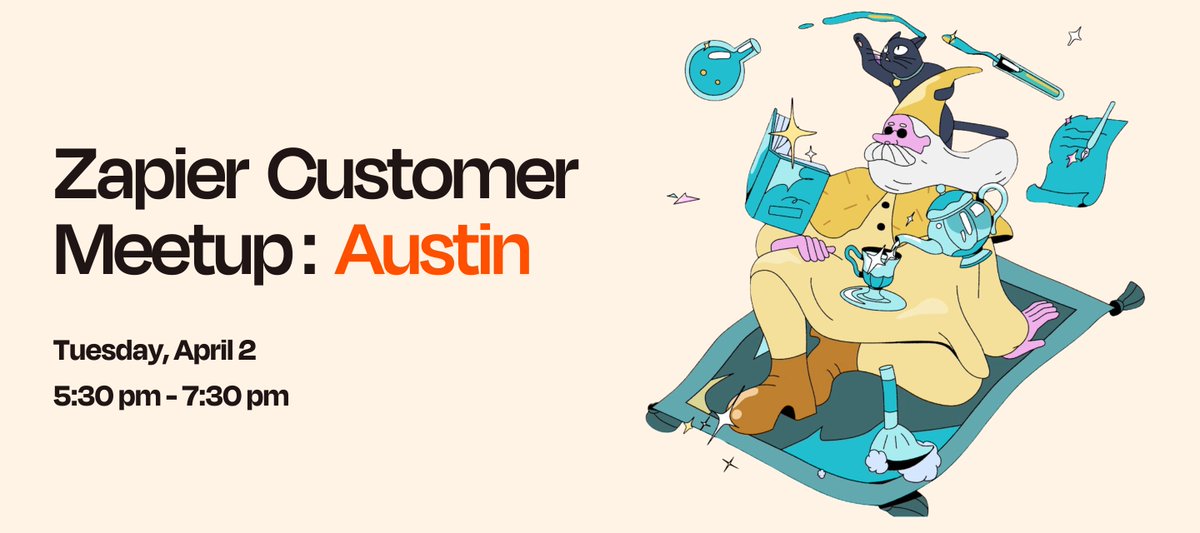Ready to level up your automation game, Austin? 🚀 Join us and @EfficientApp at Cosmic Saltillo on April 2nd for tips, tricks, and free drinks! 🥂 RSVP today: bit.ly/3VcgCb9