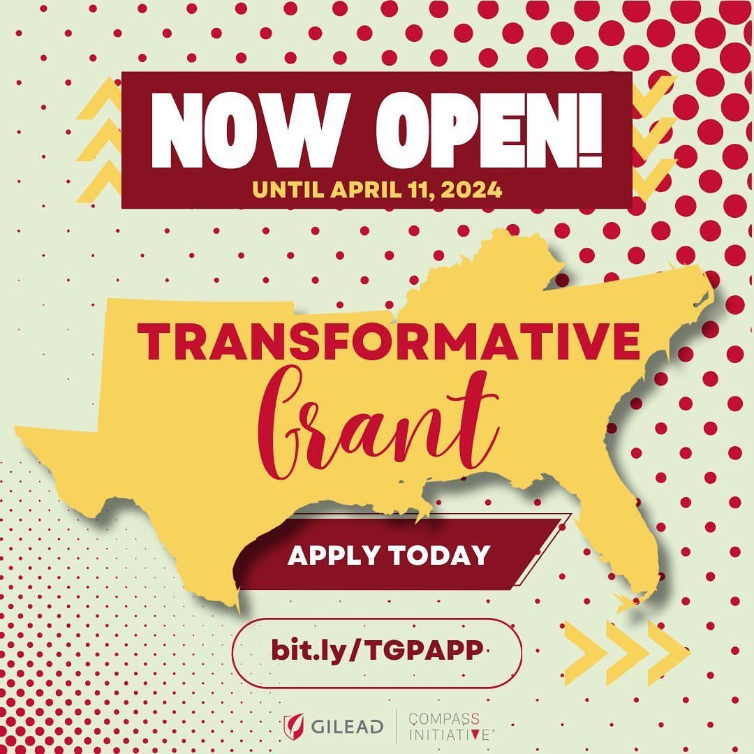 Transformative Grant Applications are now OPEN! 🎉Whether you’re passionate about building stronger communities, championing wellness, or breaking down barriers, there’s a focus area just for you. The deadline is in TWO WEEKS!! 4/11: bit.ly/TGPAPP #TransformtheSouth