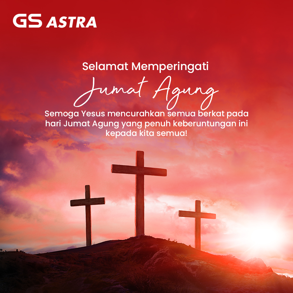 Marilah kita bersyukur kepada Tuhan yang telah berkorban besar dan melimpahkan kasih sayangnya pada kita.

#GSAstra