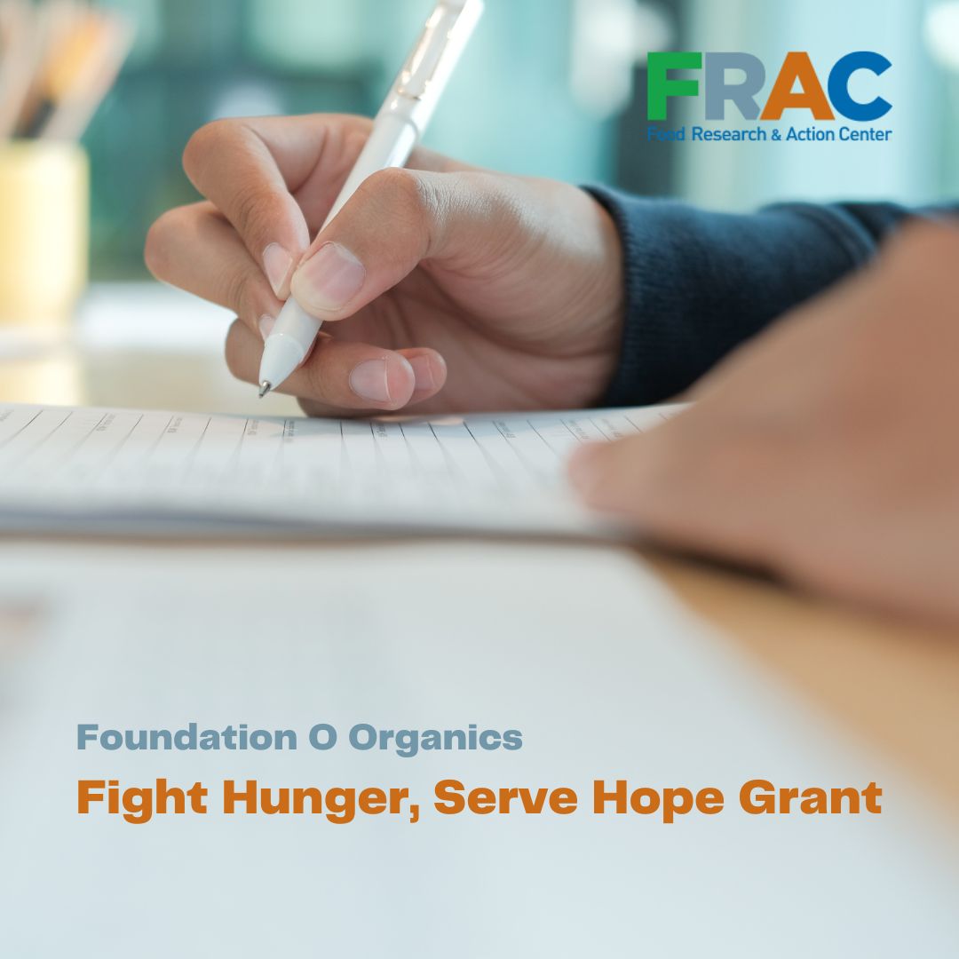 Grant Opportunity! O Organics Fight Hunger, Serve Hope Grant by @AlbertsonsFdn supporting child nutrition. Deadline: April 5. In Albertsons counties only. ow.ly/frnt50R3Kjc