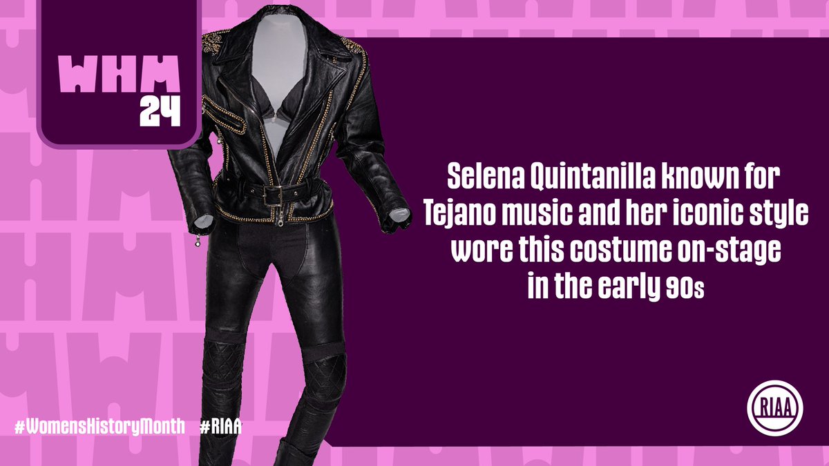 Celebrating the “Queen of Tejano Music” @SelenaLaLeyenda on #InternationalWomenInMusicDay! The fashionable artist has 7 Diamante 💎albums including RIAA’s top Latin album to date #DreamingofYou at 59x Platino. #WomensHistoryMonth