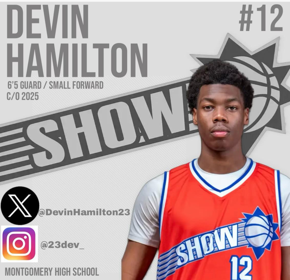 <a href="/DevinHamilton23/">Devin Hamilton</a> is definitely coming different once again this Spring &amp; Summer, be ready to be shocked! Superb athlete listed at 6'5 with a 6'10 wing span, can guard 1-4, with a handle, and is now a three level scorer.