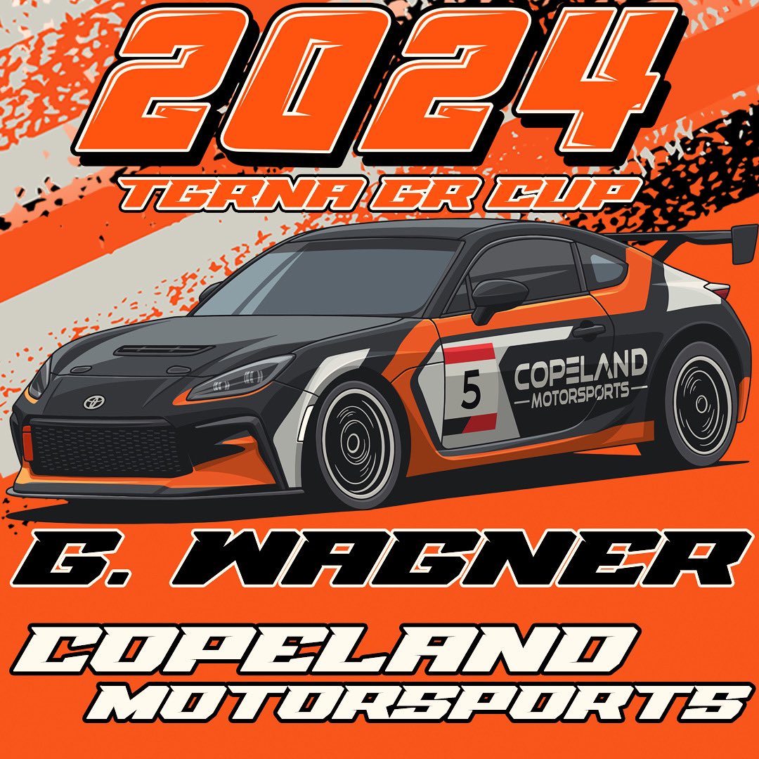 🟠⚫️ More than ready to get on track with @CopelandMTSP for the 2024 @officialgrcup season! Only 1 more week until we start tearing it up at @RaceSonoma…

@ToyotaRacing @continentaltire 
#COPELANDMOTORSPORTS #TGRNA #GRCUP #SROAMERICA