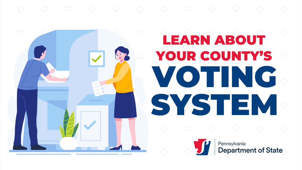 Election Day is Tuesday, April 23. Are you #ReadytoVotePA? Learn about your county’s voting system before making your plan to vote: vote.pa.gov/Voting-in-PA/P…