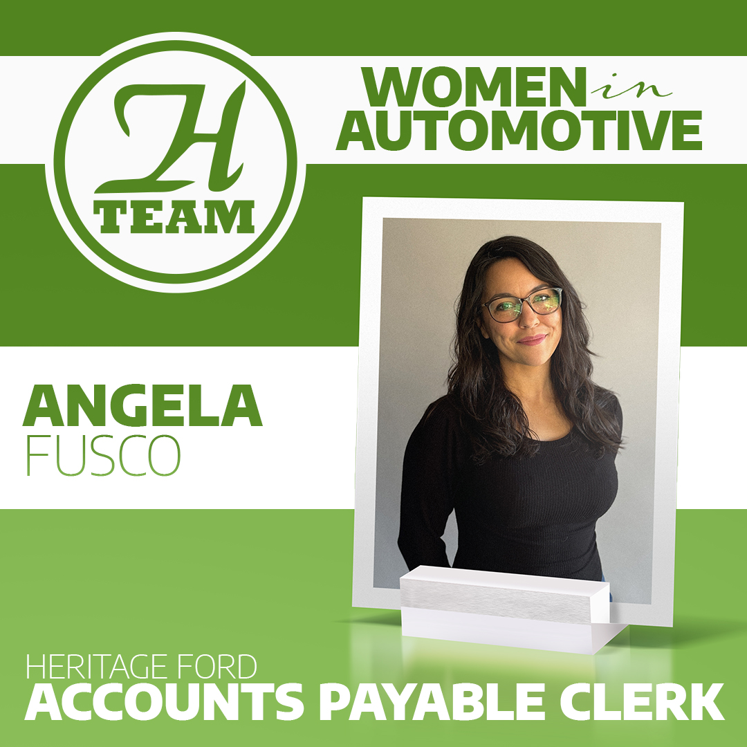 Celebrating Angela Fusco, our Accounts Payable Clerk at Heritage, for her dedication and contribution to our team! Let's honor the remarkable women who drive change in the automotive industry.

#WomensHistoryMonth #WomenInAutomotive #HTeam #BTV #VT