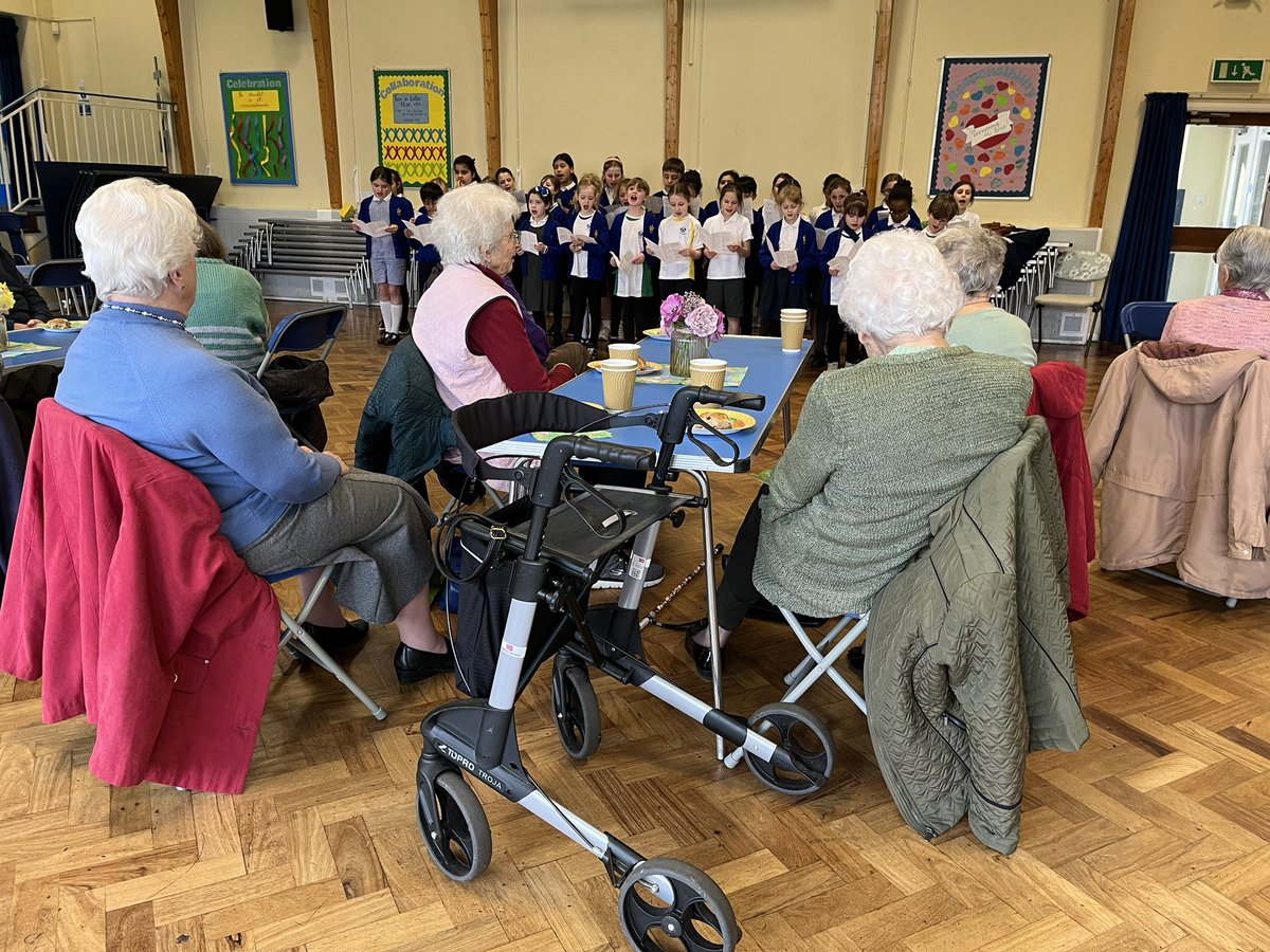 A joy to welcome local, elderly residents for an #Easter Afternoon Tea. Our school choir performed two songs and took great care of their special guests. Easter gift bags, created by every child, were distributed and warmly received. A lovely example of our Value of Service.