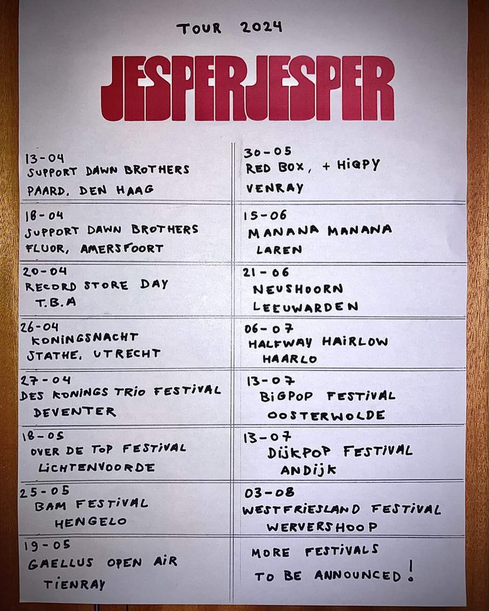 Op donderdagavond 30 mei komen Hiqpy en JesperJesper naar <a href="/TheaterVenray/">Schouwburg Venray</a> voor een speciale door ons gecureerde Red Box Sessions editie, en trust us... dáár wil jij bij zijn 🔥 Zeer binnenkort meer info hierover + start VVK.