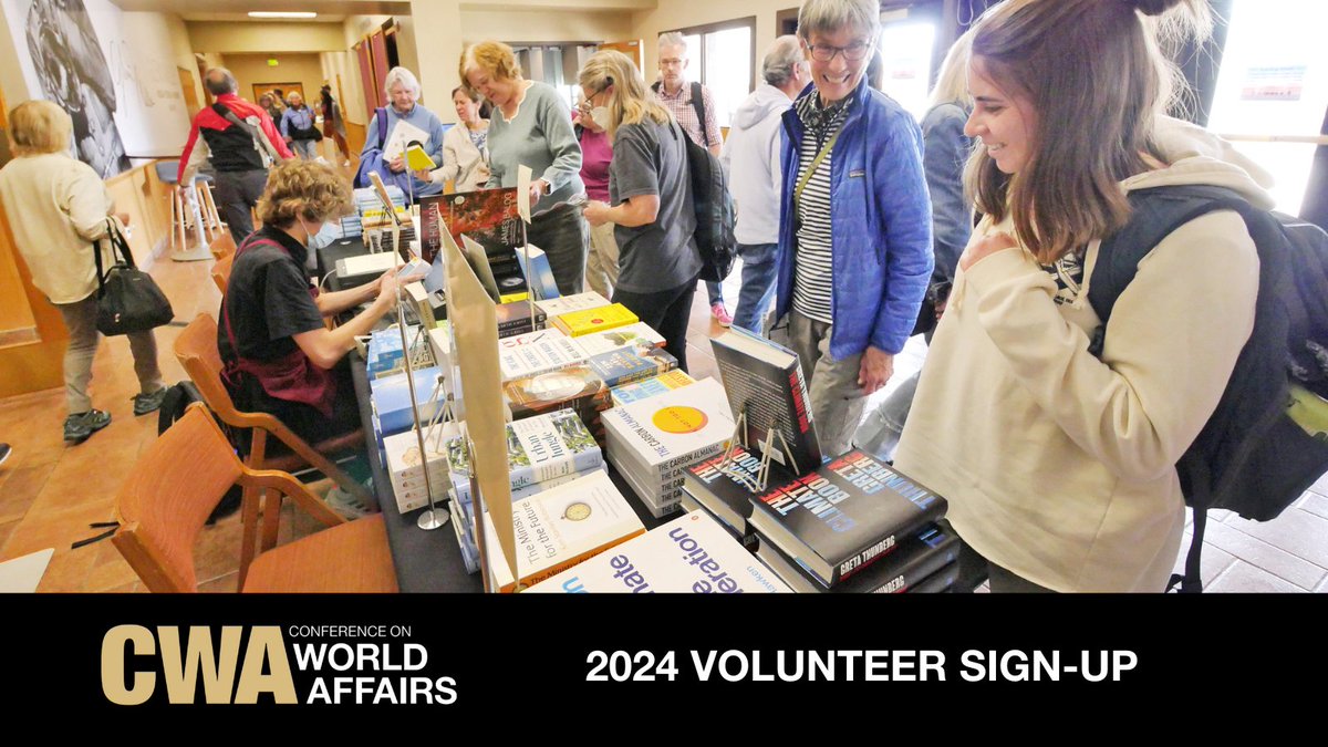 Ready to dive in further? Enhance your @CWABoulder experience by becoming a volunteer! 💛 🖤 With opportunities available during the conference week and year round, there are various ways to get more involved. Sign up to volunteer here! ➡️ bit.ly/3IWRyO8