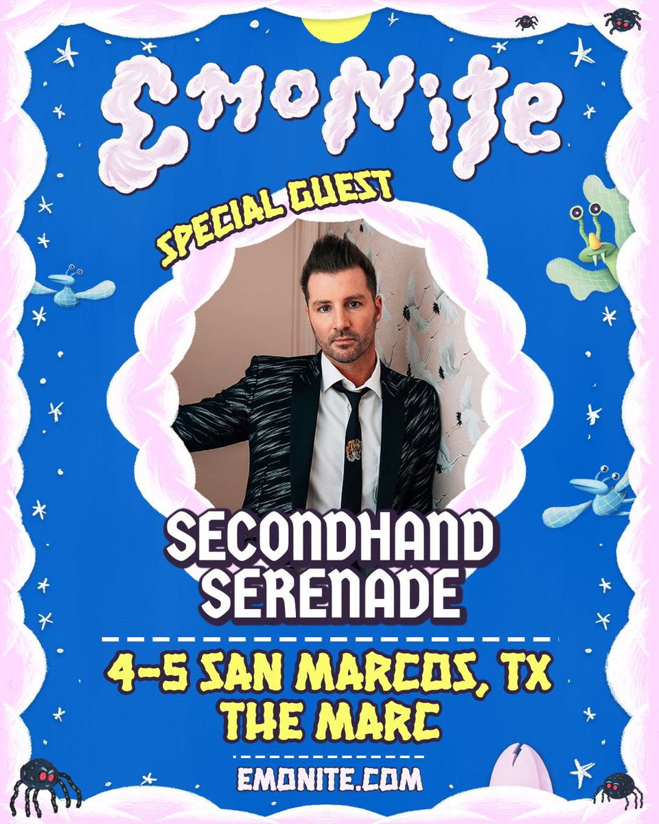 Emo Night w/ a twist🔀 starring special guest @secondhandjohn 👏🏻 April 5th at The Marc❤️‍🔥 Don't get secondhand fomo, grab your tickets NOW!🎫