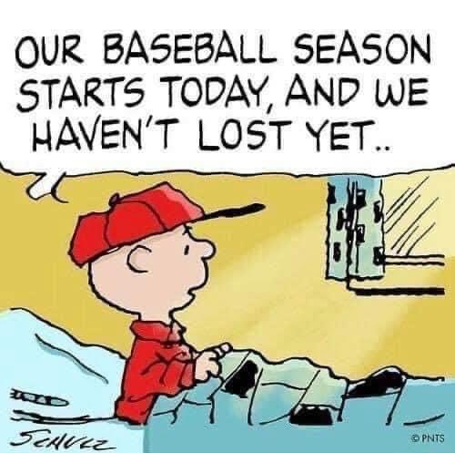 Best day of the year! Play ball!!!