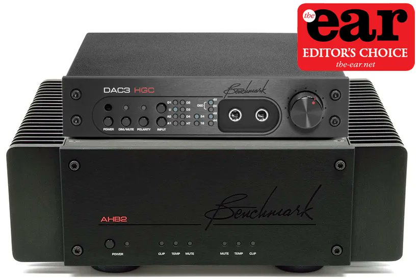 Trevor Butler gets his pro audio kicks with the Benchmark DAC3 HGC DAC/pre and AHB2 power amp the-ear.net/review-hardwar…