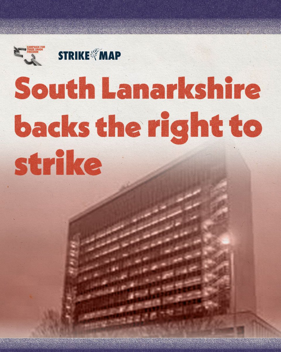 🚨BREAKING ✅@SouthLanCouncil is a #RightToStrike council Who will be next? Write to your council leader now: bit.ly/DefendTheRight #StrikeMap