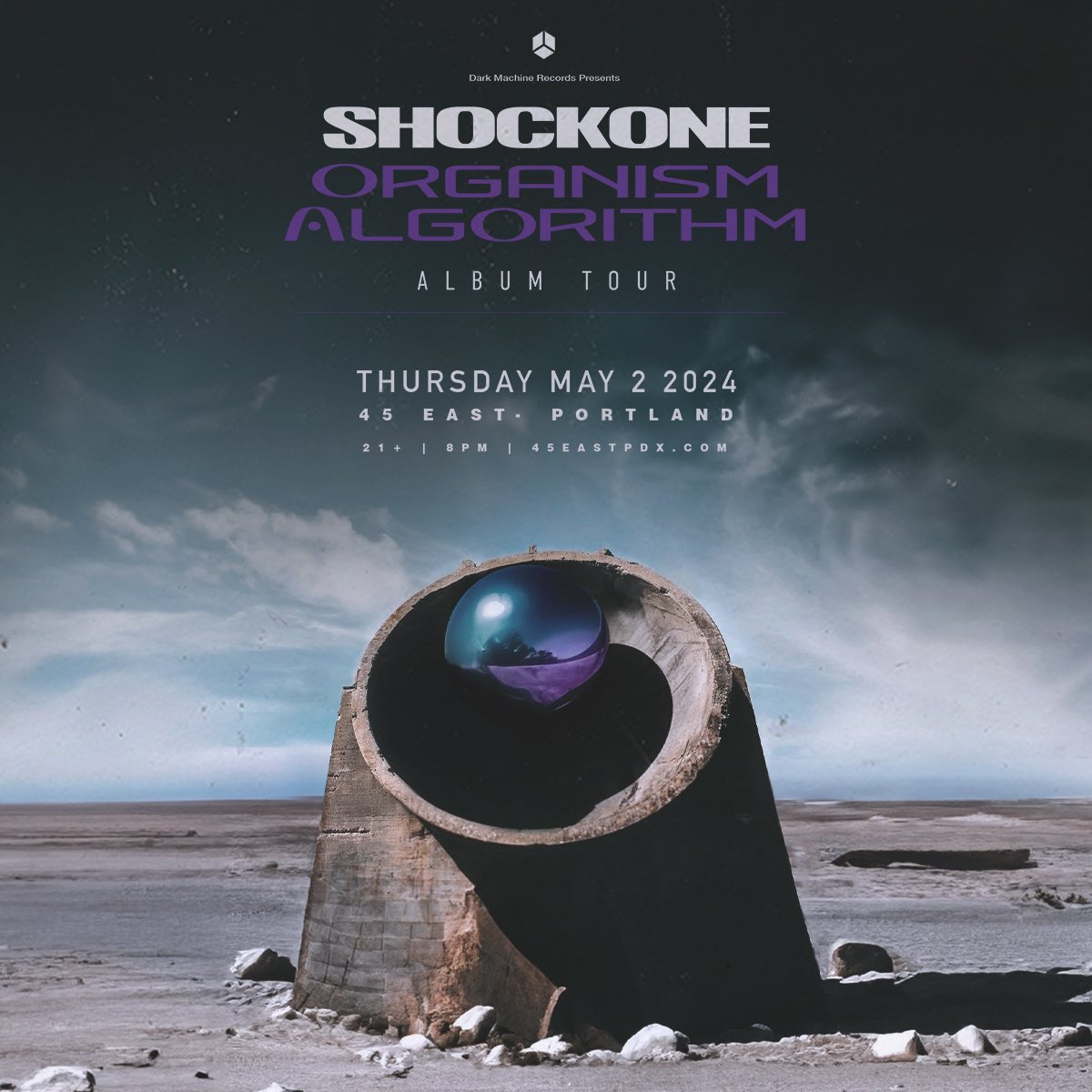 Let the electricity rush through you when @therealshockone brings his Organism Algorithm album tour through the club on Thursday, May 2nd! ⚡️