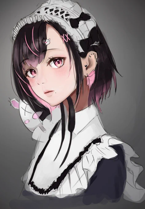 かっこいいゴスロリもアリやで#ド絵む 