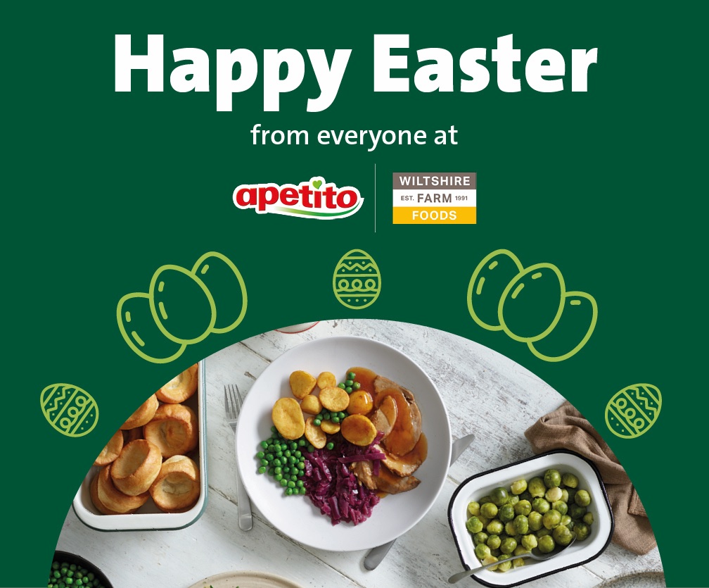 I hope this Easter puts a spring in your step! The team at apetito | Wilshire Farm Foods would like to wish everyone a Happy Easter! #HappyEaster #MakingARealDifference