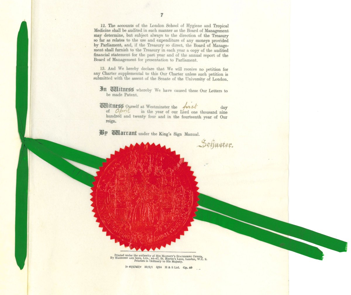 This month marks the hundred year anniversary of LSHTM as we know it today!🎉 In April 1924 we were granted our Royal Charter & changed our name from the London School of Tropical Medicine to the London School of Hygiene & Tropical Medicine. Learn more: bit.ly/3xfsTS8