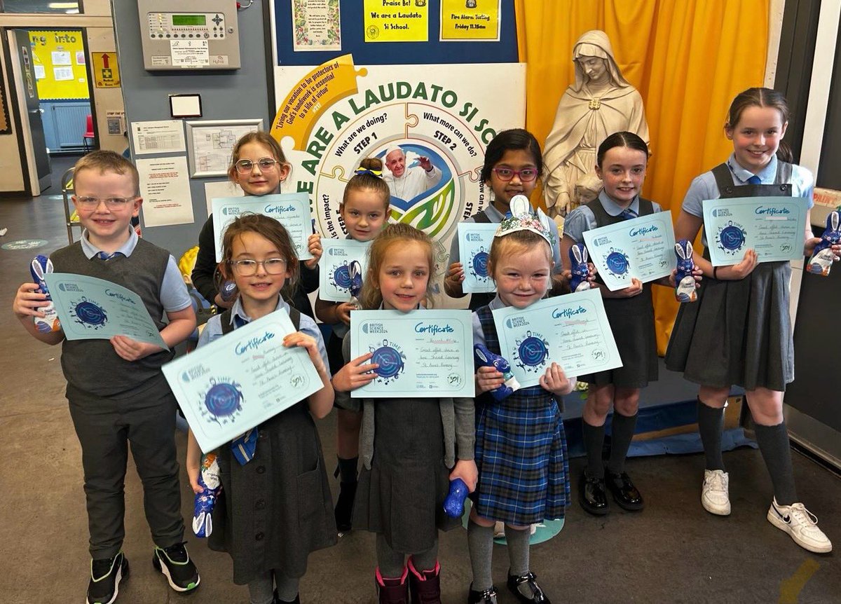 We finished off Term 3 with a celebration of achievement assembly, for the great work completed British Science Week! Well done to all our pupils and families who took part in the home shared learning tasks. #BSW24 @STEMglasgow @ScienceWeekUK #StAnnesSTEM